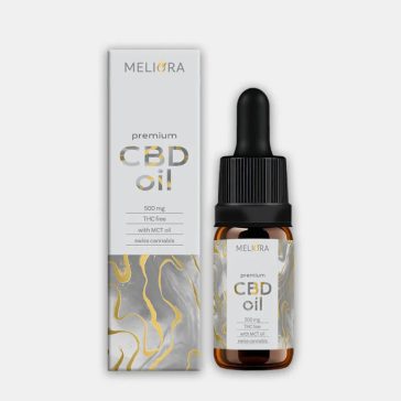 Meliora Széles Spektrumú 5% CBD olaj 500 mg 