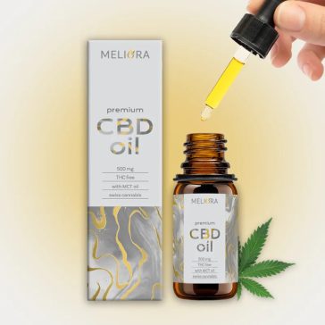 Meliora Széles Spektrumú 5% CBD olaj 500 mg 