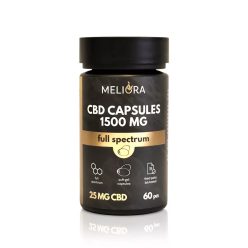 Meliora CBD kapszula 25 mg 60 db | 1500 mg